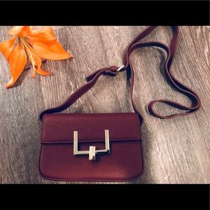 Forever 21 Small Burgundy Crossbody Bag NWOT